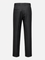 Kalvin Phillips Light Grey Windowpane Check Formal Pants