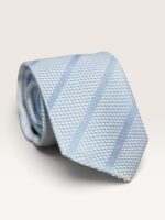 Kalvin Phillips Sky Blue Tonal Stripe Tie