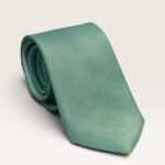 Kalvin Phillips Sage Green Satin Tie