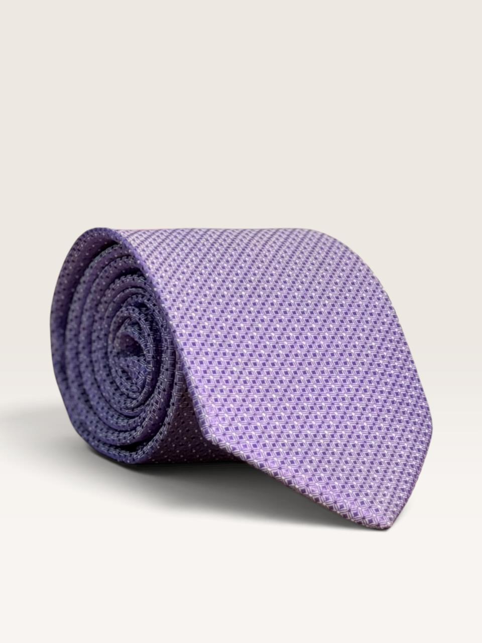 kph-034-lilac-tonal-dot-01 Kalvin Phillips Lilac Tonal Dot Tie - Image 1